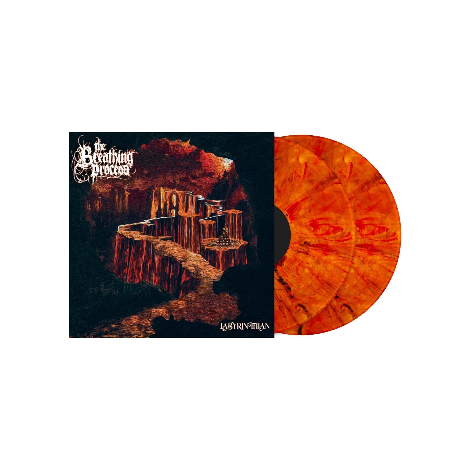 THE BREATHING PROCESS 'LABYRINTHIAN' 2LP (Fire Vinyl)