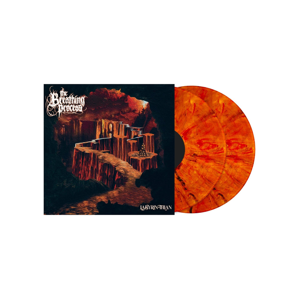 THE BREATHING PROCESS 'LABYRINTHIAN' 2LP (Fire Vinyl)