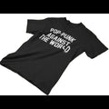 Against The World T-Shirt Alternative Press Black Short Sleeve