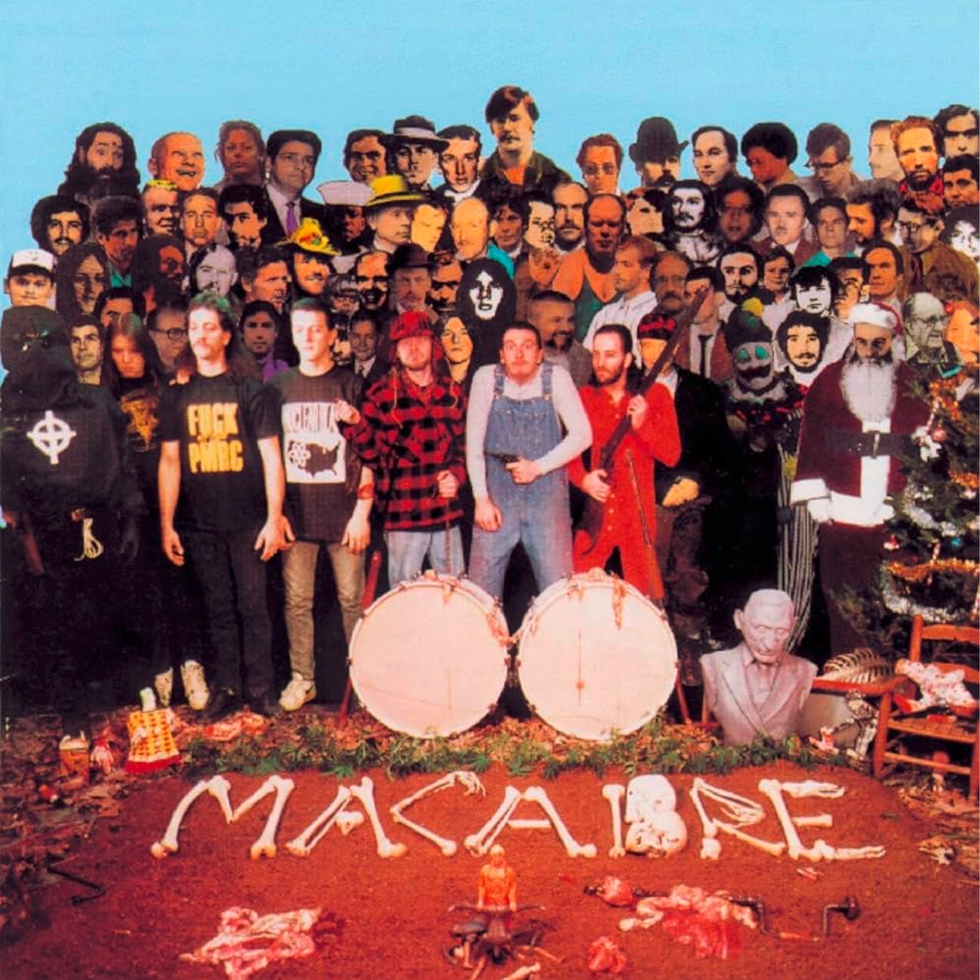 MACABRE 'SINISTER SLAUGHTER' LP (White/Red Sunburst Vinyl)