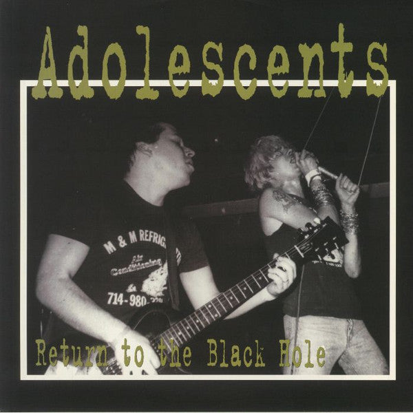 ADOLESCENTS 'RETURN TO THE BLACK HOLE' LP (Yellow Vinyl)