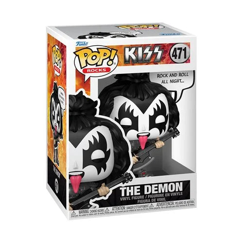 KISS THE DEMON FUNKO FIGURE (Rock and Roll All Nite Sayings)