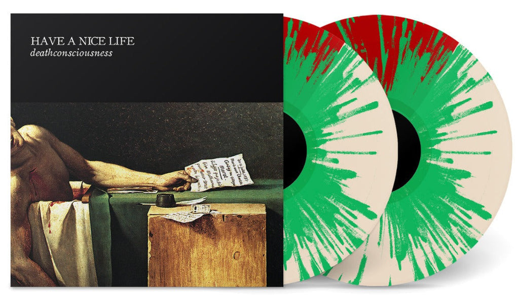 HAVE A NICE LIFE 'DEATHCONSCIOUSNESS' 2LP (Limited Edition ' Only 200 made, Blood Red & Bone Half & Half w/ Kelly Green Splatter Vinyl)