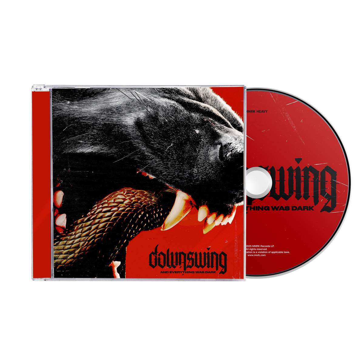 DOWNSWING 'AND EVERYTHING WAS DARK' CD