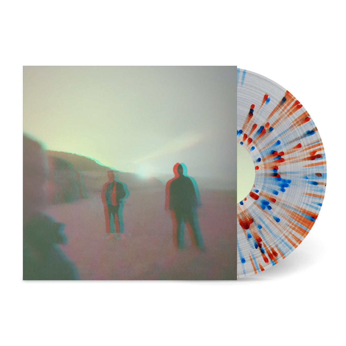 Duster Remote Echoes LP Clear w Sea Blue Ruby Splatter