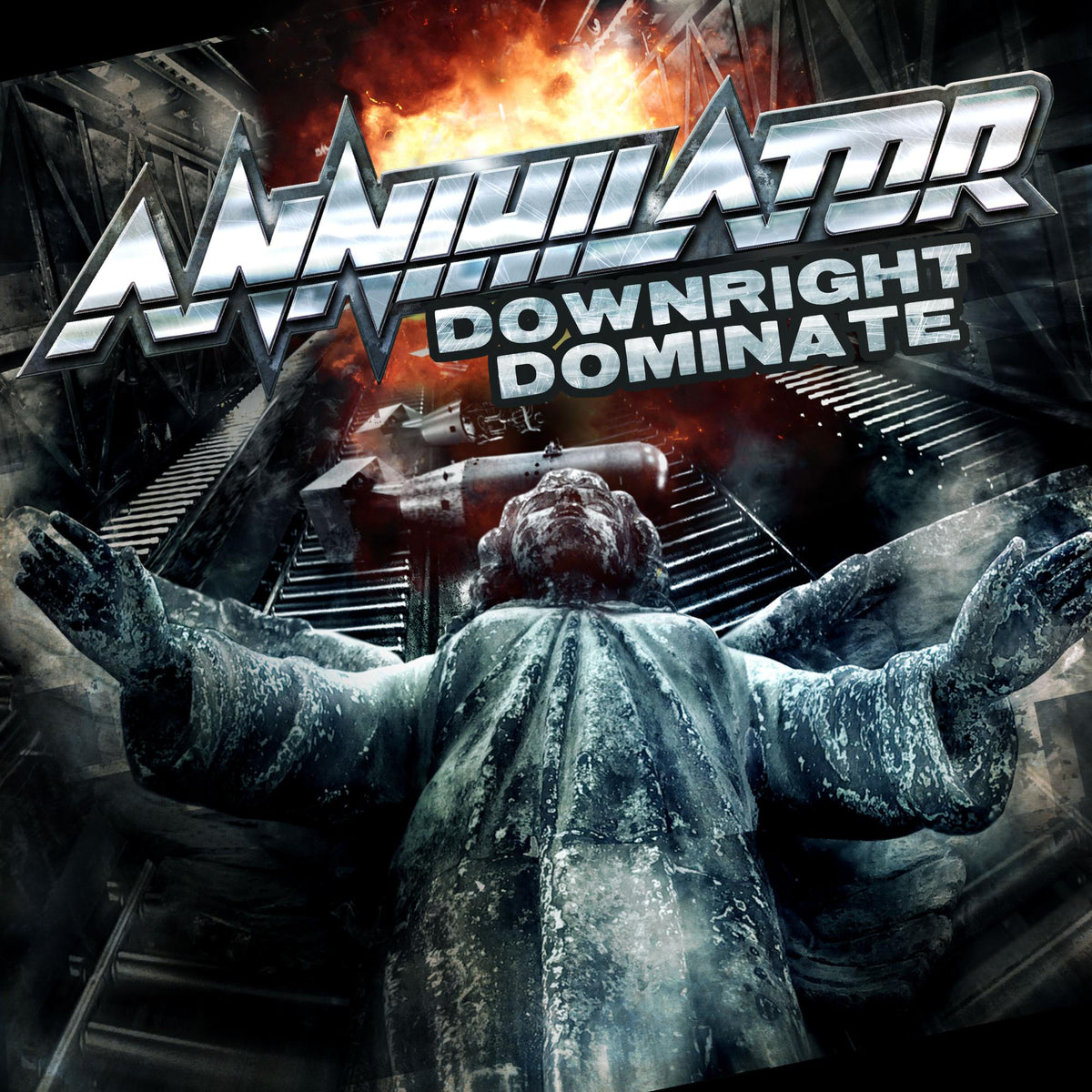 ANNIHILATOR 'DOWNRIGHT DOMINATE' 7" SINGLE (Limited Crystal Clear Vinyl)