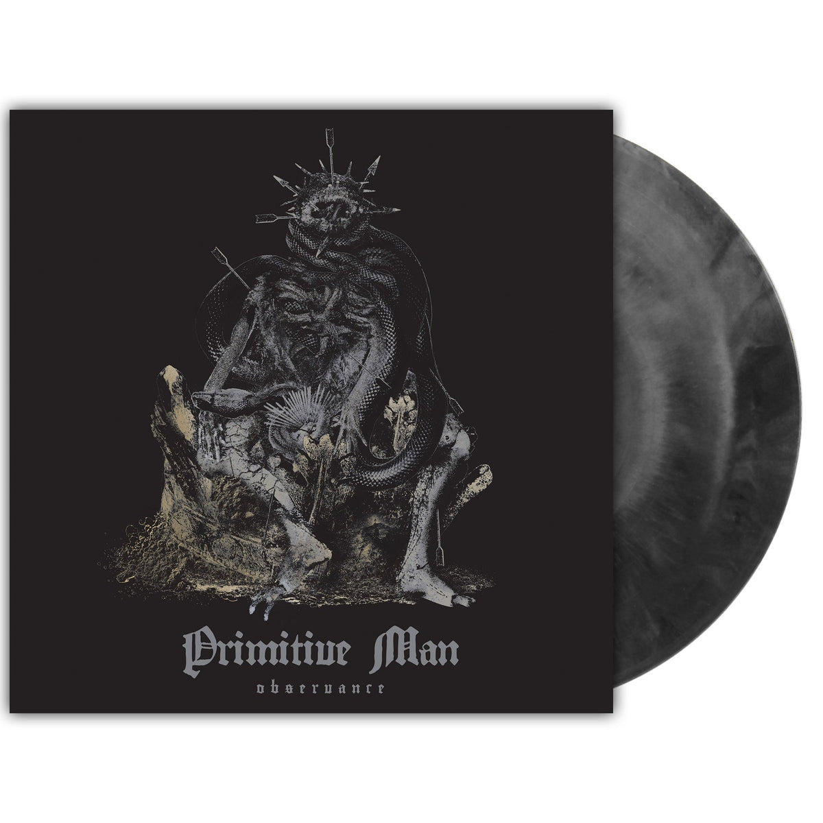 PRIMITIVE MAN 'OBSERVANCE' 2LP (Black & Silver Galaxy Vinyl)
