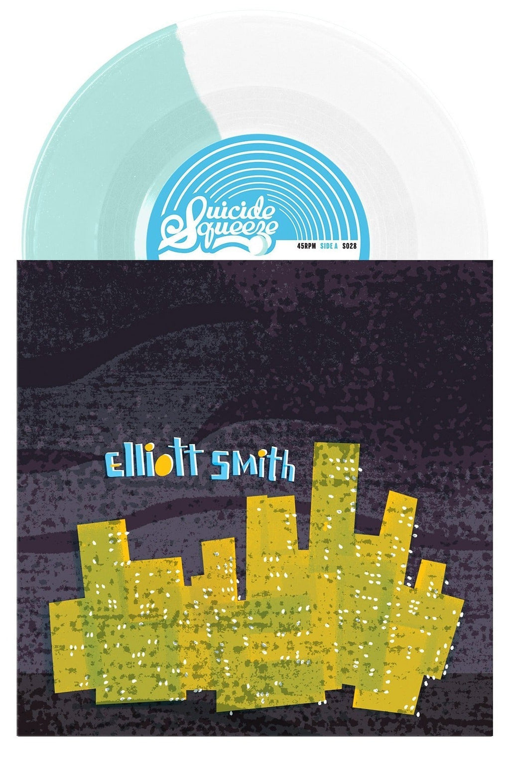ELLIOTT SMITH 'PRETTY (UGLY BEFORE)' 7" (Limited White & Blue Colored Vinyl)