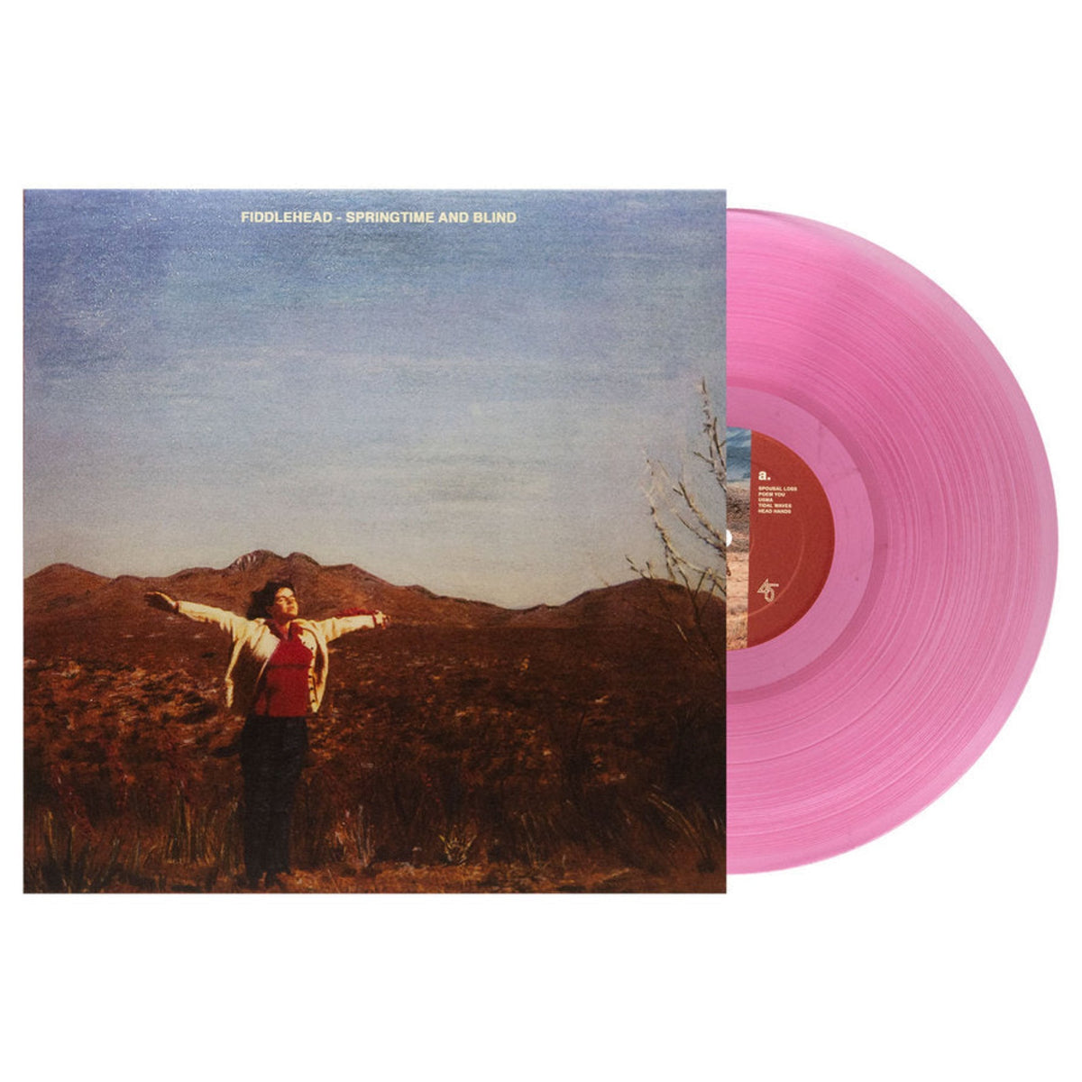 Fiddlehead Springtime And Blind LP Limited Edition Clear Pink