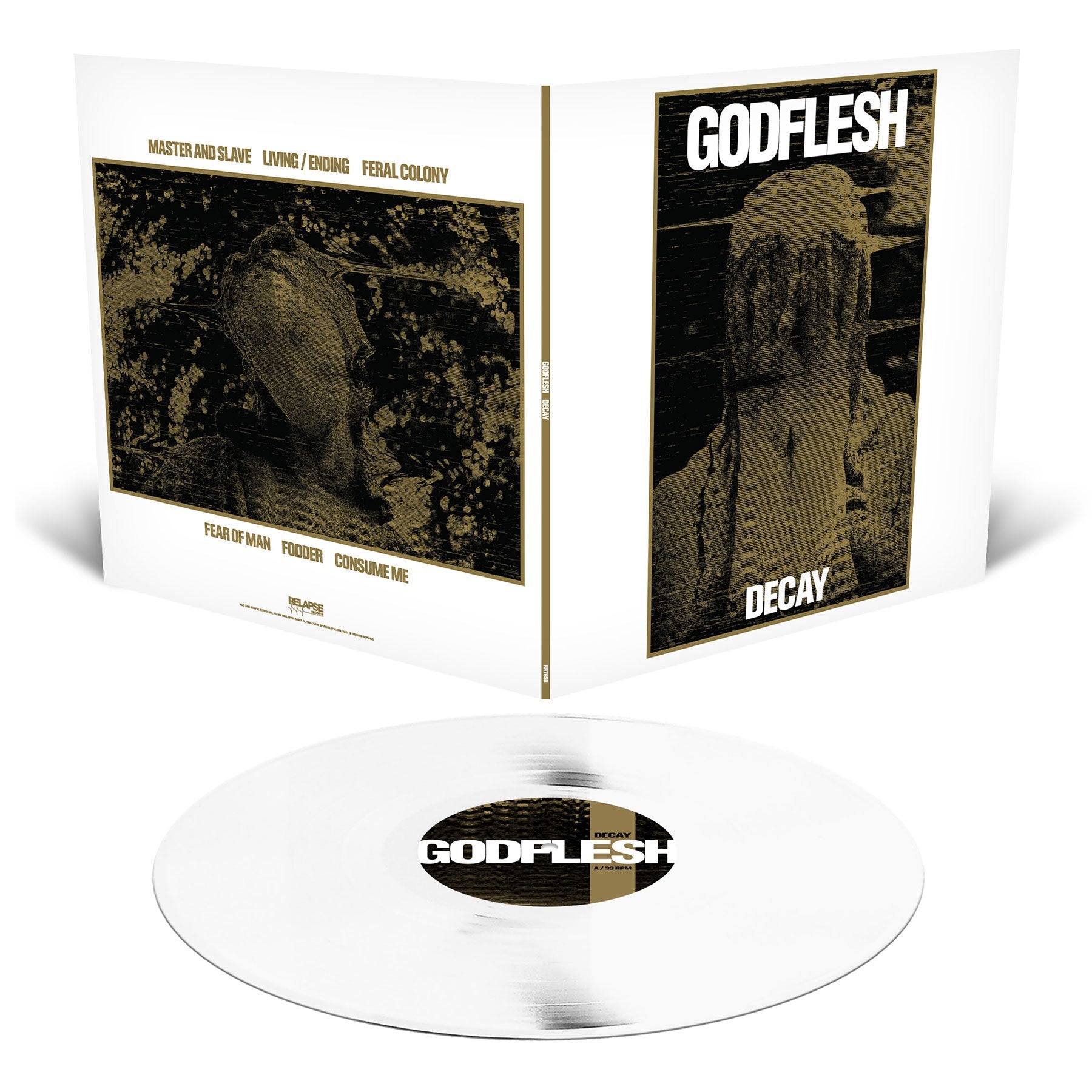 GODFLESH 'DECAY' LP (White Vinyl)
