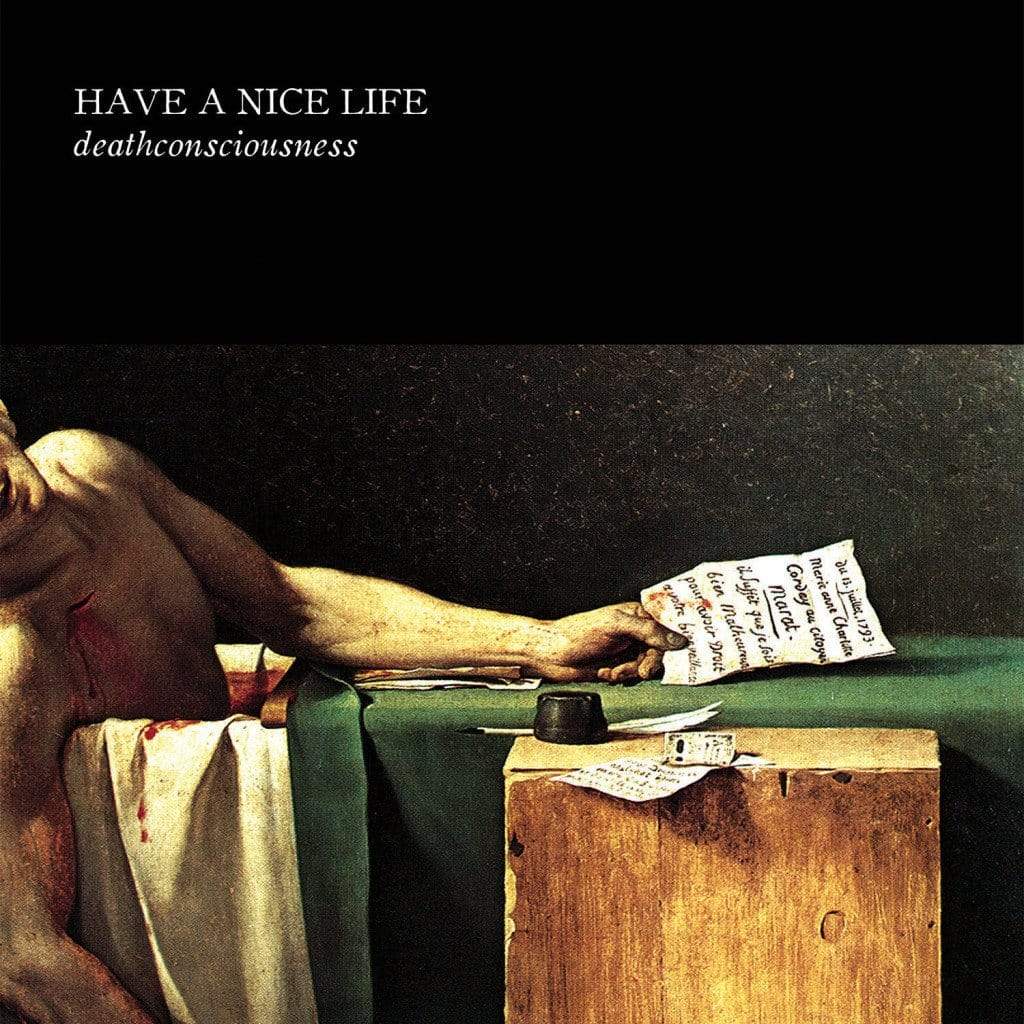 HAVE A NICE LIFE 'DEATHCONSCIOUSNESS' OLIVE GREEN & WHITE 2LP' ONLY 300 MADE