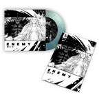 BRAND OF SACRIFICE 'ENEMY' 7" + COMIC BOOK (Limited Edition ' Only 150 Made, Blue & White Crystal Vinyl)