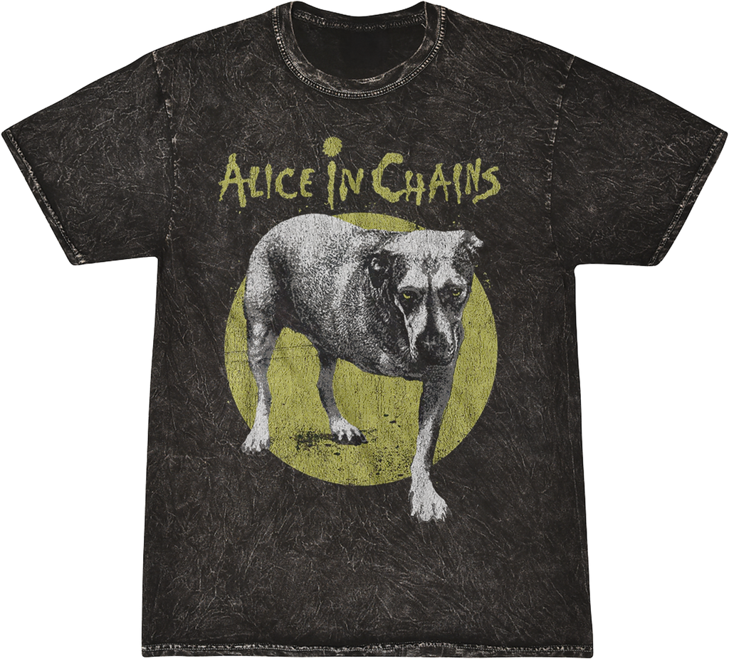 ALICE IN CHAINS “THREE-LEGGED DOG” MINERAL WASH T-SHIRT