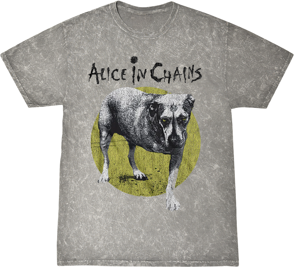 ALICE IN CHAINS “THREE-LEGGED DOG” MINERAL WASH T-SHIRT