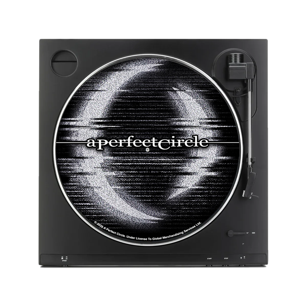 A PERFECT CIRCLE ‘STARLESS’ 7" (Exclusive – Limited to 1000, Transparent Black Ice w/ White Splatter & B-Side Etching Vinyl) + EXCLUSIVE "STATIC" T-SHIRT & SLIPMAT
