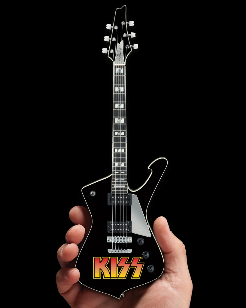 KISS -  PAUL STANLEY  - ICEMAN MINI GUITAR