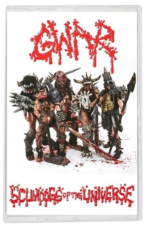 GWAR 'SCUMDOGS OF THE UNIVERSE' CASSETTE (30th Anniversary)