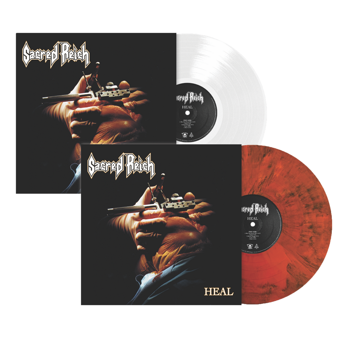 SACRED REICH ‘HEAL’ LP (Limited Edition – Only 250 Made Each, Various Color Vinyl)