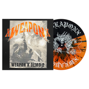XWEAPONX ‘WEAPON X DEMO 2’ EP (Exclusive – Limited to 150, Half Clear Orange / Half Black w/ Dark Blue Splatter w/ Silk Screened B-Side Vinyl)