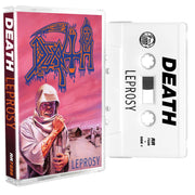 DEATH 'LEPROSY' CASSETTE (White Cassette)