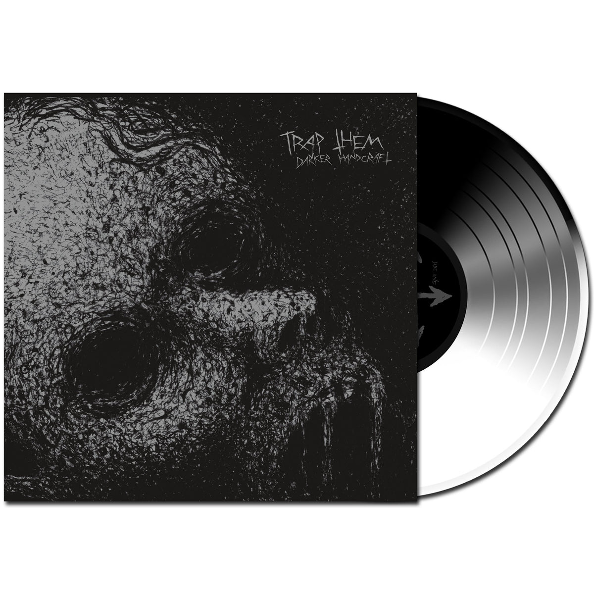 TRAP THEM 'DARKER HANDCRAFT' HALF BLACK, HALF WHITE LP