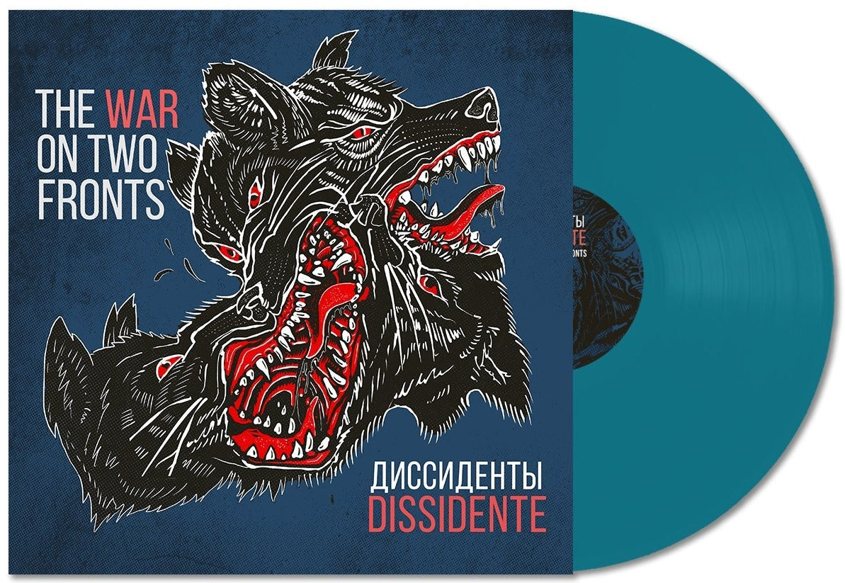 DISSIDENTE 'THE WAR ON TWO FRONTS' LP (Limited Edition ' Only 100 Made, Transparent Sea Blue Vinyl)