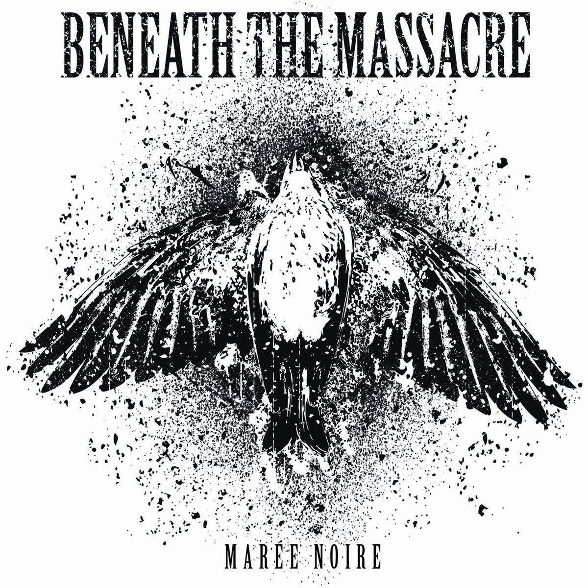 BENEATH THE MASSACRE 'MAREE NOIRE' EP (White with Black Swirl Vinyl)