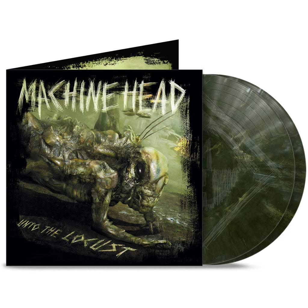 MACHINE HEAD 'UNTO THE LOCUST' 2LP (15th Anniversary, Dark Green Marble Vinyl)