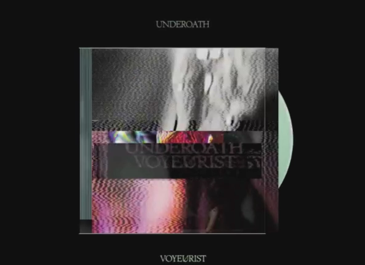 Load video: UNDEROATH ‘VOYEURIST’ LP (Deluxe Edition, Coke Bottle Green Vinyl)