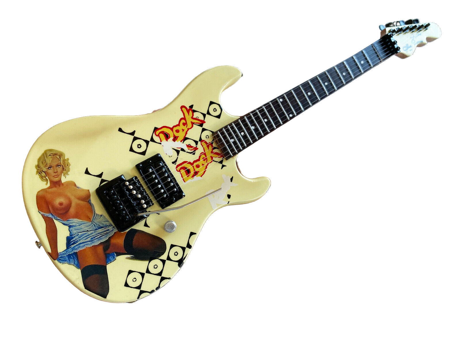 ALICE IN CHAINS - JERRY CANTRELL - VINTAGE DRESS G&L MINI GUITAR