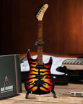 DOKKEN - GEORGE LYNCH - TIGER SUNBURST MINI GUITAR
