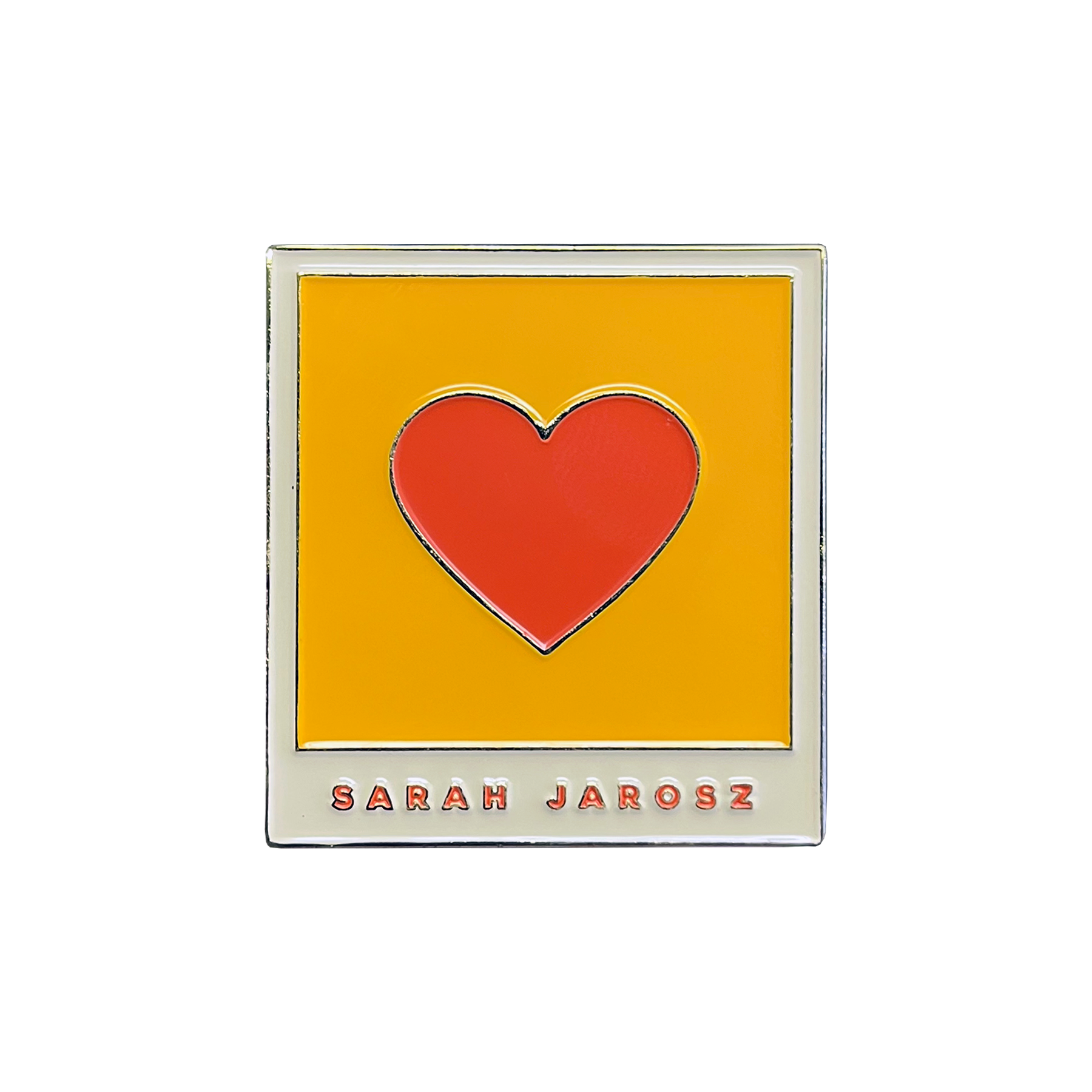 SARAH JAROSZ 'POLAROID LOVERS' ENAMEL PIN