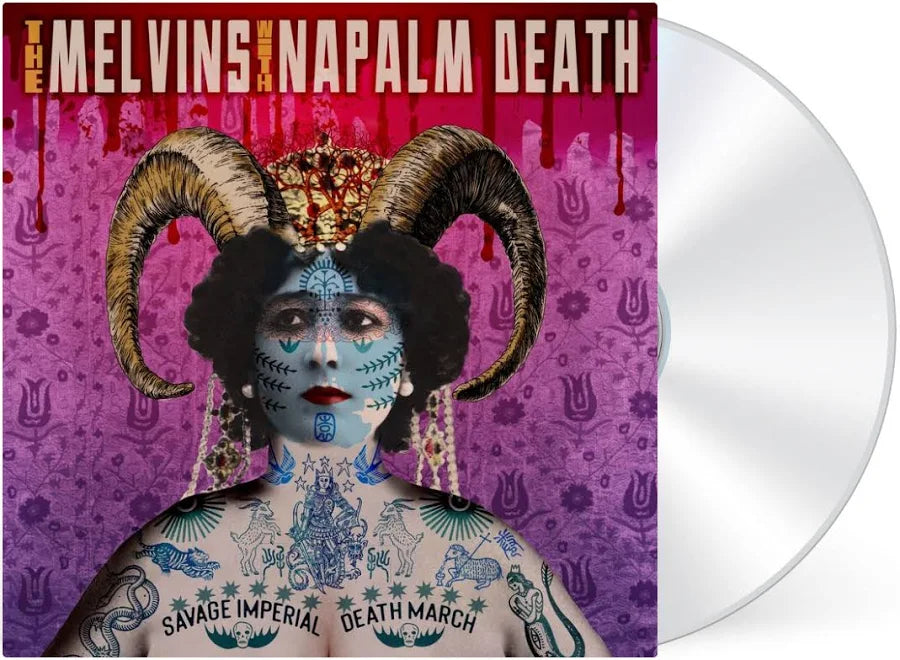 MELVINS & NAPALM DEATH ‘SAVAGE IMPERIAL DEATH MARCH’ CD
