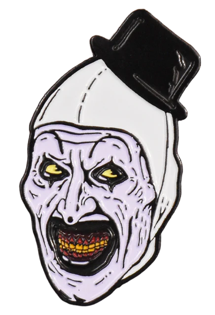 Terrifier Art The Clown Enamel Pin