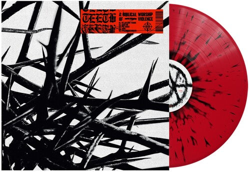 The Teeth A Biblical Worship Of Violence LP Red And Black Splatter