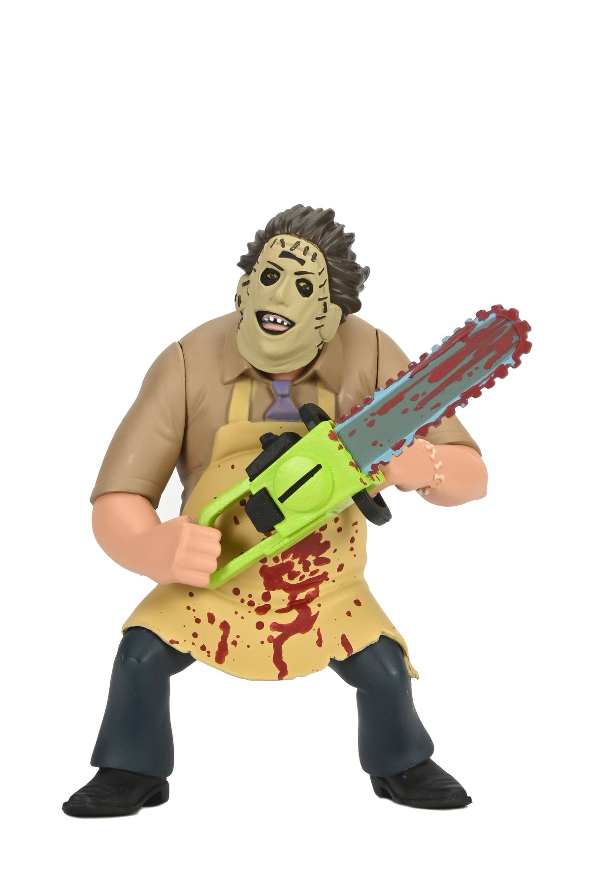 THE TEXAS CHAINSAW MASSACRE 'LEATHERFACE (50th Anniversary)' TOONY TERRORS ACTION FIGURE